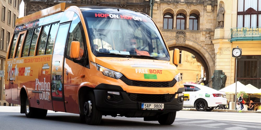Hop-on/Hop-off-Bus in Prag