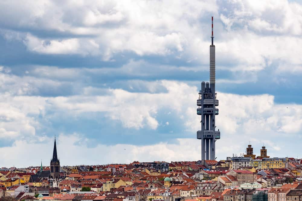 Žižkov-Fernsehturm in Prag