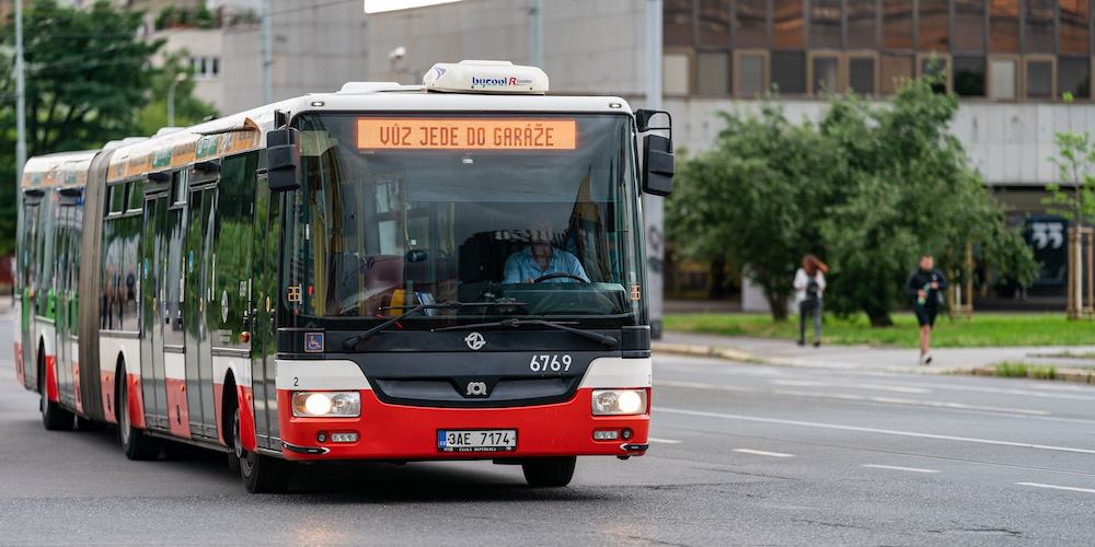 Linienbus in Prag