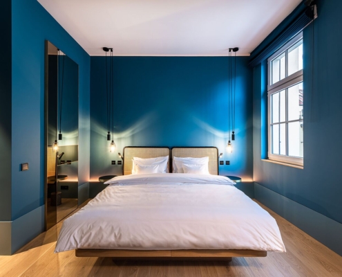 Hotel Maximilian, Prag: Doppelbett