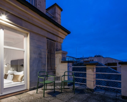 Pytloun Boutique Hotel Prague, Prag: Balkon