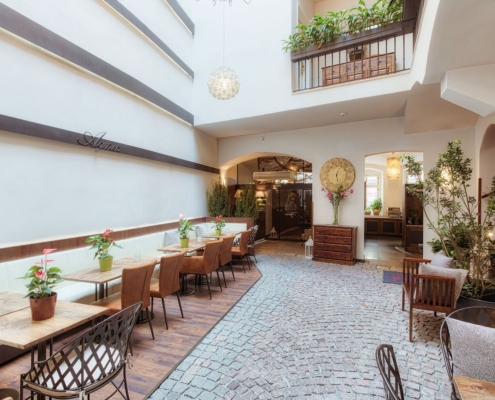 Hotel Residence Agnes, Prag: Innenhof